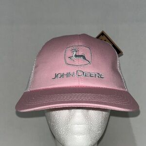 John Deere Pink Cap with Logo